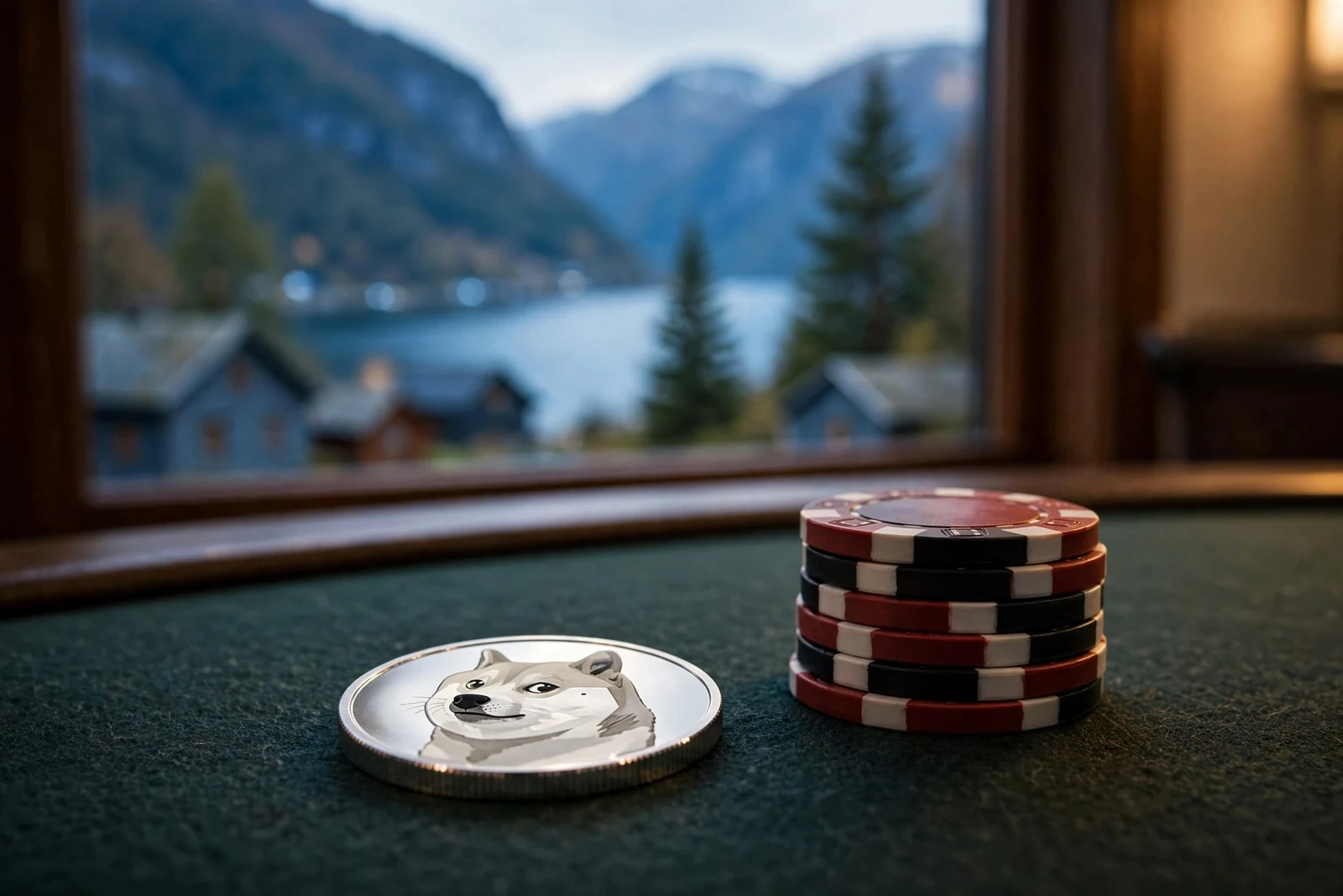 Dogecoin-casinoer i Norge: betalinger og uttak