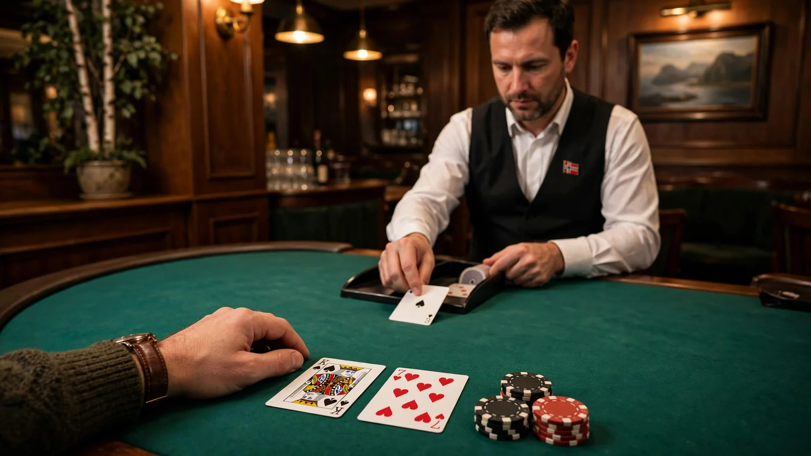 Blackjack gratis i Norge: regler og øving